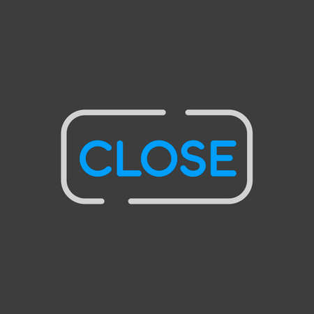 Close sign icon. E-commerce sign. Graph symbol for your web site design, logo, app, UI. Vector illustration, EPS10.のイラスト素材