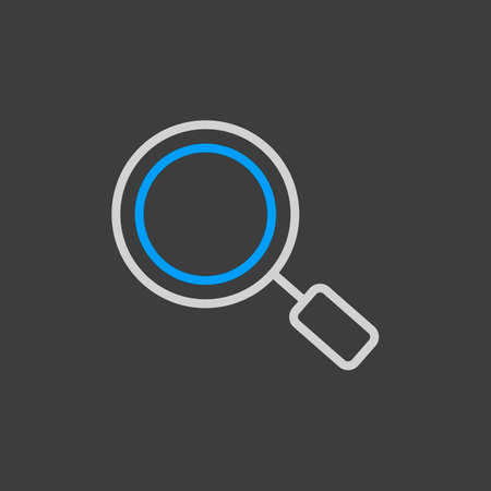 Search magnifier icon. Magnifying glass symbol. Zoom pictogram. E-commerce sign. Graph symbol for your web site design, logo, app, UIのイラスト素材