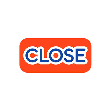 Close sign glyph icon. E-commerce sign. Graph symbol for your web site design, logo, app, UI. Vector illustration, EPS10.のイラスト素材
