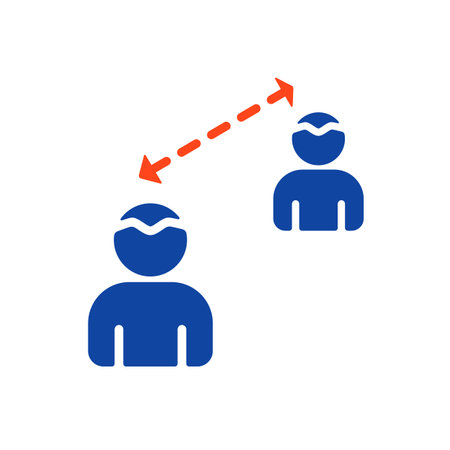 Social distancing glyph icon vector. Quarantine measures sign. Coronavirus. Graph symbol for medical...