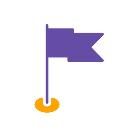 Flag GPS pin vector glyph icon. Navigation sign. Graph symbol for travel and tourism web site and apps design, logo, app, UIのイラスト素材