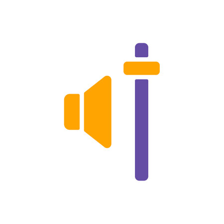 Audio volume slider control vector glyph icon. Graph symbol for music and sound web site and apps design, logo, app, UIのイラスト素材