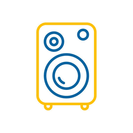 Music column vector flat icon. Graph symbol for music and sound web site and apps design, logo, app, UIのイラスト素材