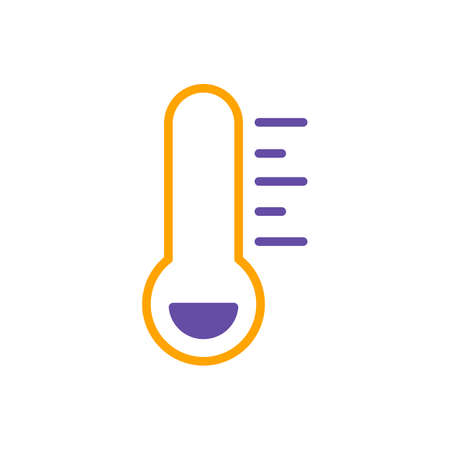 Thermometer frost cold vector glyph icon. Meteorology sign. Graph symbol for travel, tourism and weather web site and apps design, logo, app, UIのイラスト素材