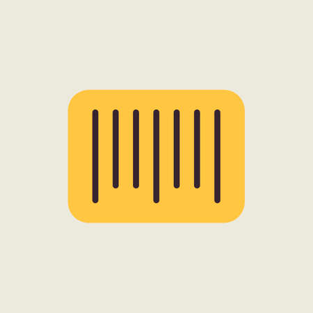 barcode icon. E-commerce sign. Graph symbol for your web site design, logo, app, UI. Vector illustration, EPS10.のイラスト素材