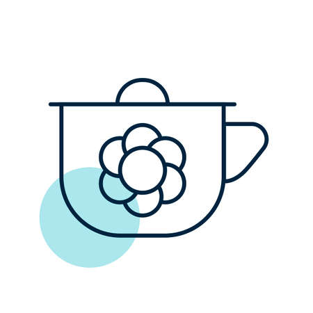 Baby potty vector icon. Graph symbol for children and newborn babies web site and apps design, logo, app, UIのイラスト素材