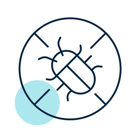 Control insect pests. Protecting plants from wreckers isolated vector icon. Graph symbol for agriculture, garden and plants web site and apps design, logo, app, UIのイラスト素材