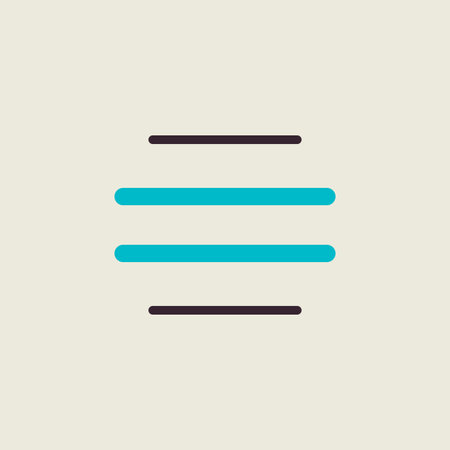 Fog vector icon. meteorology sign. Graph symbol for travel, tourism and weather web site and apps design, logo, app, UIのイラスト素材