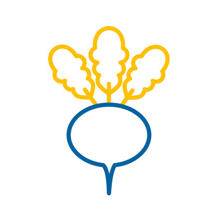 Turnip isolated design vector icon. vegetable sign. Graph symbol for food and drinks web site, apps design, mobile apps and print media, logo, UIのイラスト素材