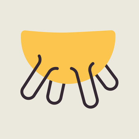 Cow udder vector icon. Dairy product sign. Graph symbol for cooking web site and apps design, logo, app, UIのイラスト素材