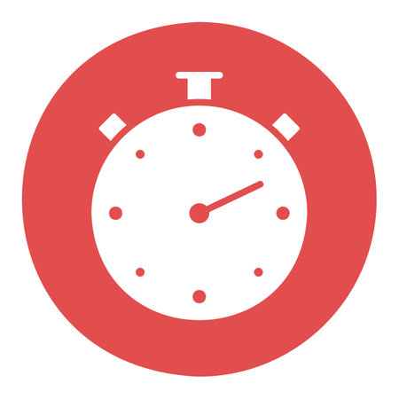 Stopwatch or stop watch timer vector solid icon. Graph symbol for fitness and weight loss web site and apps design, logo, app, UIのイラスト素材