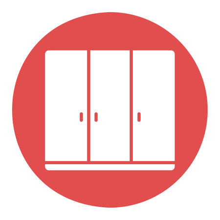 Cupboard vector solid icon. Graph symbol for furniture, web site and apps design, logo, app, UIのイラスト素材