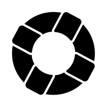Life ring vector icon. Life preserver symbol. Life saving sign. Security sign. Graph symbol for your web site design, logo, app, UIのイラスト素材