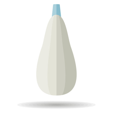 Zucchini isolated vector icon. Vegetable sign. Graph symbol for food and drinks web site, apps design, mobile apps and print media, logo, UIのイラスト素材