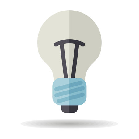 Light Bulb line icon vector. Idea sign, solution, thinking concept. Lighting Electric lampのイラスト素材