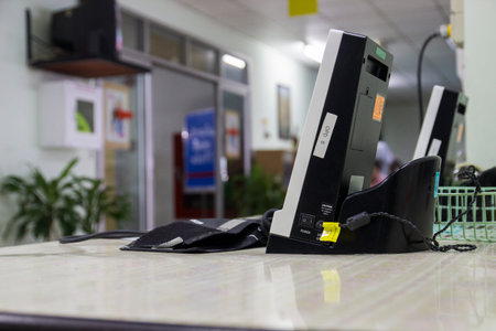 digital sphygmomanometer for physical health checkup in hospital