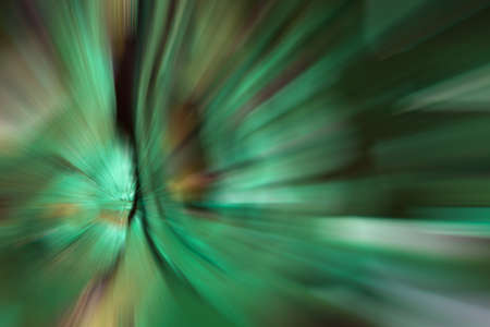 green and black color tone radial motion blur illustration abstract for backgroundの写真素材