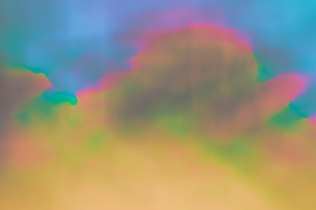 the abstract of green,purple,orange and blue color tone for background
