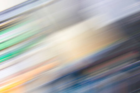 green,blue and orange color tone motion blur illustration abstract for backgroundの写真素材