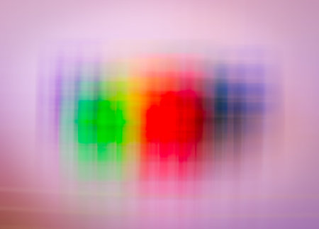 the abstract of red,blue and green color tone for backgroundの写真素材