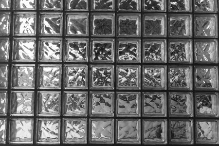 the surface of square glass block for abstract backgroundの写真素材