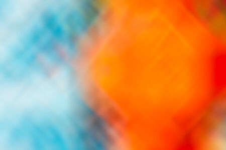 the abstract of blue,orange color tone  illustration for backgroundの写真素材