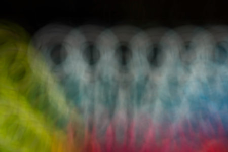 the abstract of blue,pink,green,red  color tone  illustration for background