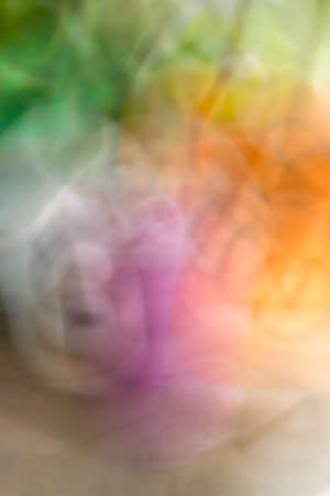 the abstract of green, orange, pink color tone illustration for backgroundの写真素材