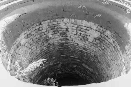 the design of old artesian wells in rural thailandの写真素材