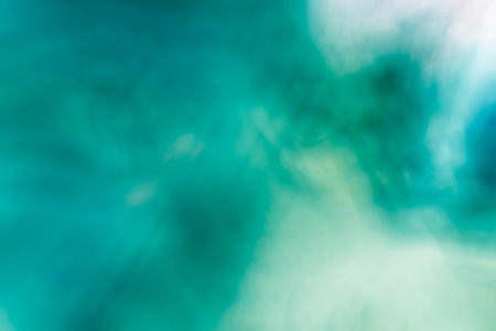 the abstract of blue, green color tone illustration for background