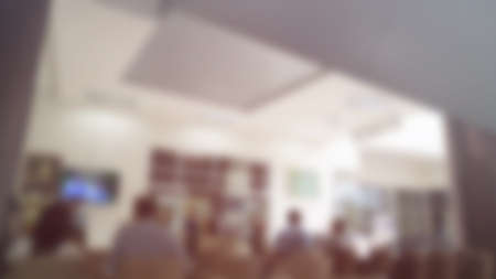 Abstract blur hospital and medical clinic interior for backgroundの写真素材