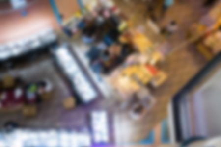 silver jewelry display window in retail shop in department store or shopping mall. top viewの写真素材