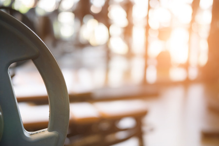 fitness facility center, gym interior, health club with sports training equipment for aerobic exercise workout and bodybuildingの写真素材