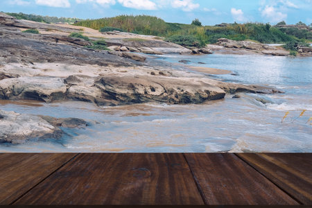 grand canyon stone rock formation. river landscape view in summer