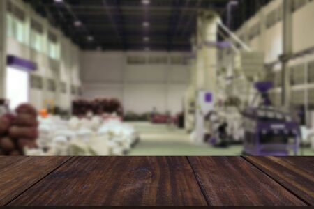 coffee processing machine in food factory industryの写真素材
