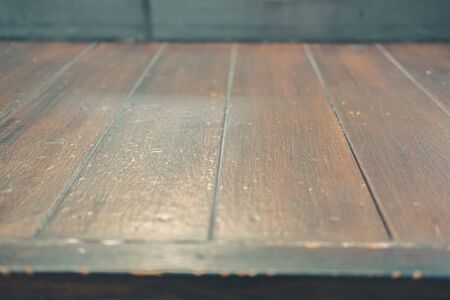 brown wood planks with natural pattern, abstract background for design and decorationの写真素材
