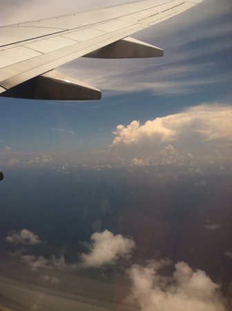 airplane in the sky