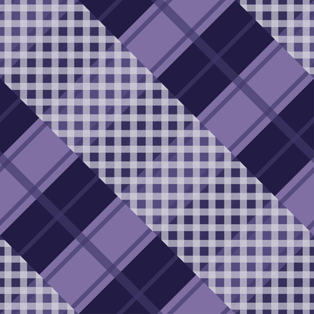 Seamless tartan plaid pattern in purple tone.のイラスト素材