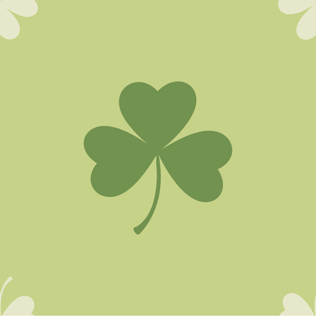 Saint Patrick's Day seamless for background. Shamrock clover leaf Vector illustration.のイラスト素材