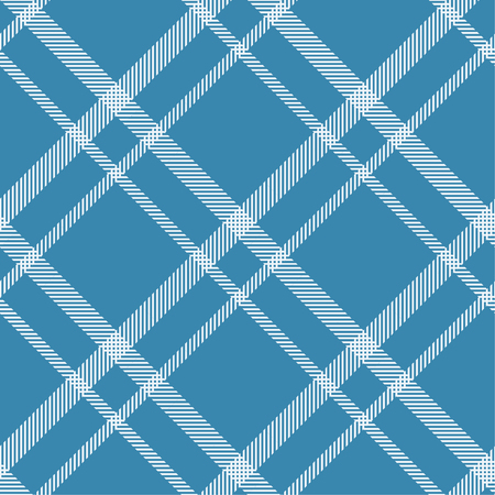 Seamless tartan plaid pattern in blue tone.のイラスト素材