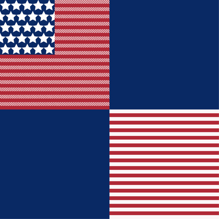 Patriotic background patterns for Independence Day.のイラスト素材