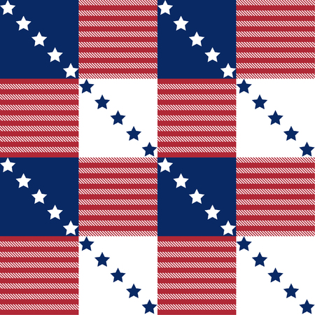 Patriotic background patterns for Independence Day.のイラスト素材