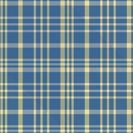 Seamless tartan plaid pattern in blue tone.のイラスト素材