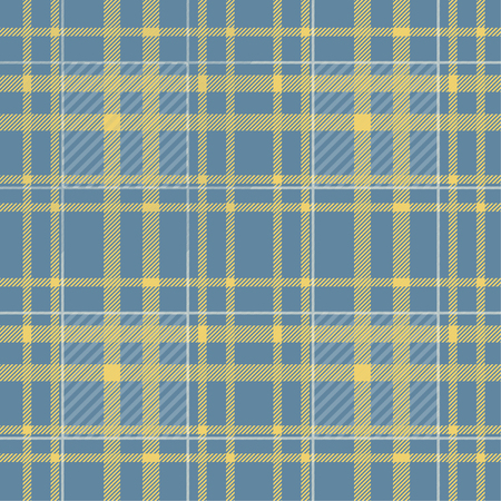 Seamless tartan plaid pattern in blue tone.のイラスト素材