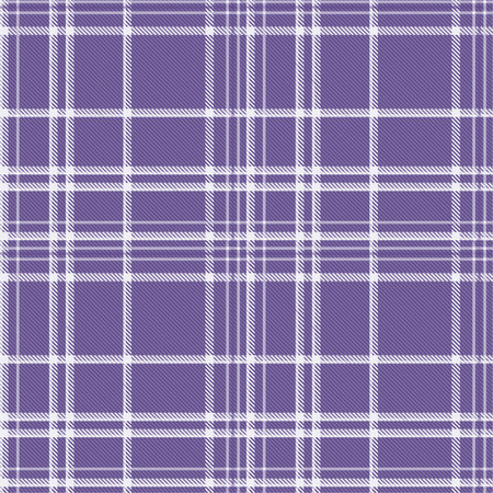 Tartan pattern fabric seamless. Purple and Ultra Violet on purple background,Pantone Style.のイラスト素材