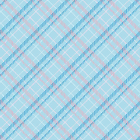 Seamless tartan plaid pattern in blue and pink tone.のイラスト素材