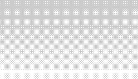 Pixel art dithering background in white color.のイラスト素材