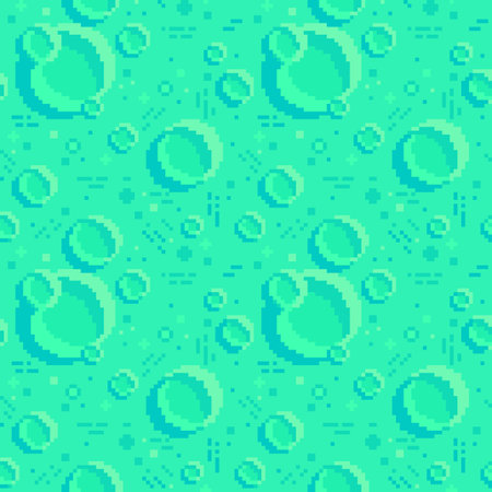Pixel art moon surface. Crater texture seamless tile backdrop. Alien background for computer game. 8...