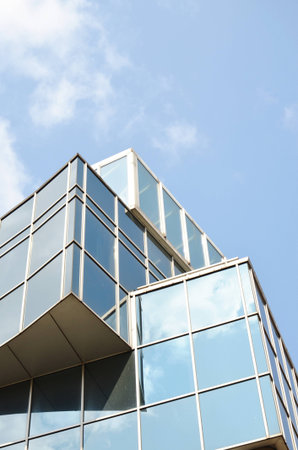 Glass building