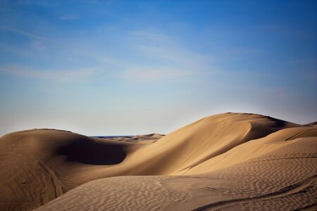 Sand dunes located in southern Californiaの写真素材